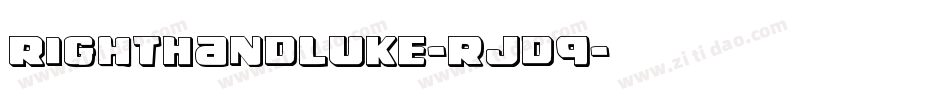 RightHandLuke-rjd9字体转换 RightHandLuke-rjd9字体转换