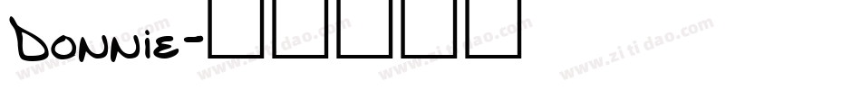 Donnie字体转换