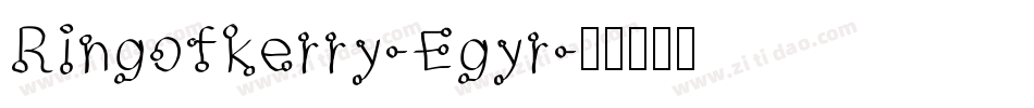 Ringofkerry-Egyr字体转换