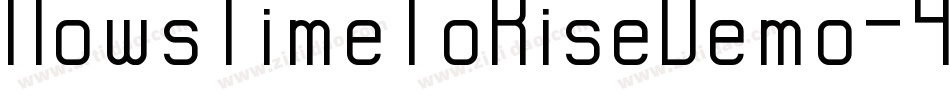 NowsTimeToRiseDemo-4Bgo6字体转换