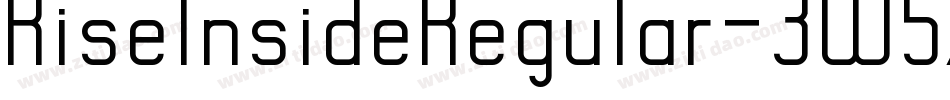 RiseInsideRegular-3W5Z字体转换