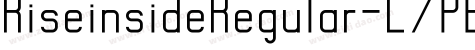 RiseinsideRegular-L7PE字体转换