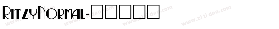 RitzyNormal字体转换