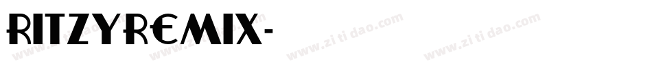 RitzyRemix字体转换
