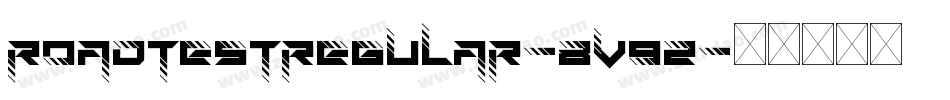 RoadtestRegular-8V9z字体转换