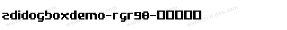 AdidogBoxDemo-rgr98字体转换