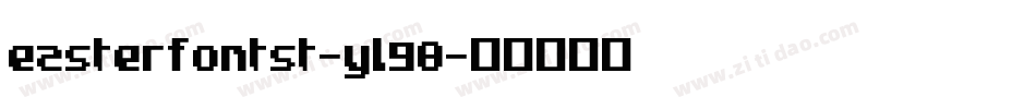 EasterfontSt-YL98字体转换