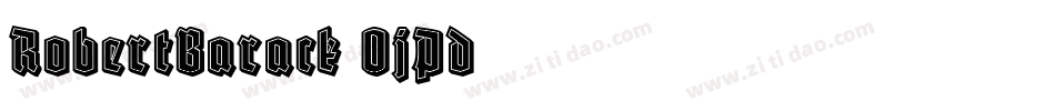 RobertBarack-OjPd字体转换