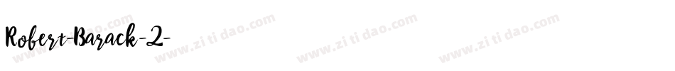 Robert-Barack-2字体转换