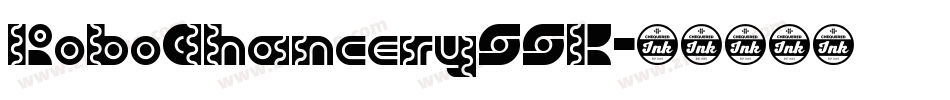 RoboChancerySSK字体转换