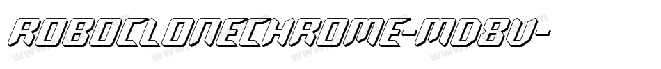 RoboCloneChrome-md8v字体转换