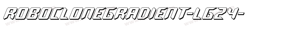 RoboCloneGradient-LgZ4字体转换