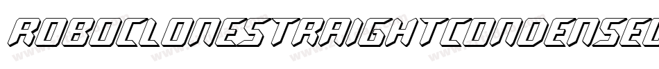 RoboCloneStraightCondensed-EwZl字体转换 RoboCloneStraightCondensed-EwZl字体转换