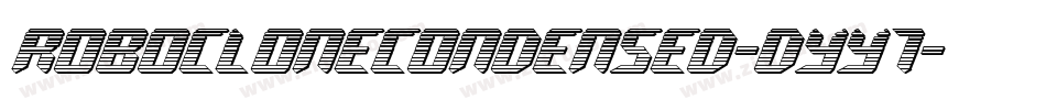 RoboCloneCondensed-dYy7字体转换