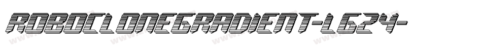RoboCloneGradient-LgZ4字体转换