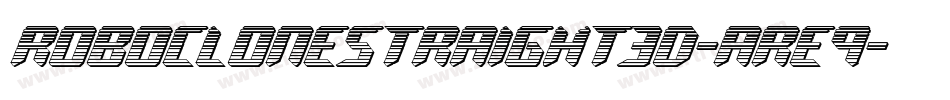 RoboCloneStraight3D-aRE9字体转换