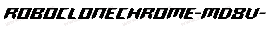 RoboCloneChrome-md8v字体转换