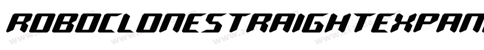 RoboCloneStraightExpanded-O0J3字体转换 RoboCloneStraightExpanded-O0J3字体转换