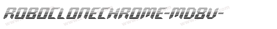 RoboCloneChrome-md8v字体转换