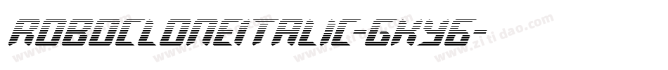 RoboCloneItalic-gKy6字体转换