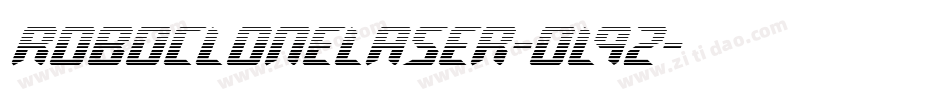 RoboCloneLaser-oL9z字体转换