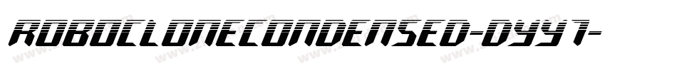 RoboCloneCondensed-dYy7字体转换