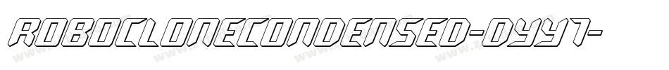 RoboCloneCondensed-dYy7字体转换