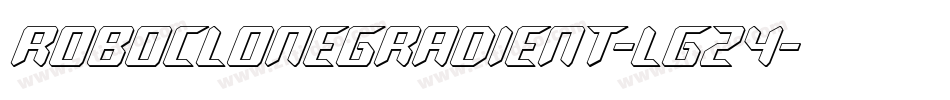 RoboCloneGradient-LgZ4字体转换