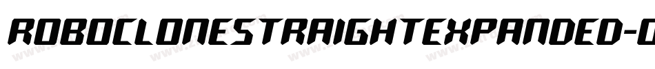 RoboCloneStraightExpanded-O0J3字体转换 RoboCloneStraightExpanded-O0J3字体转换
