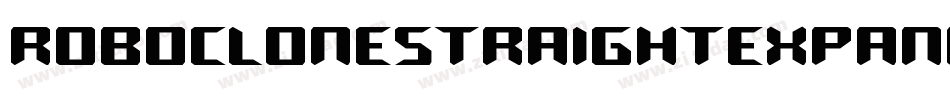 RoboCloneStraightExpanded-O0J3字体转换 RoboCloneStraightExpanded-O0J3字体转换