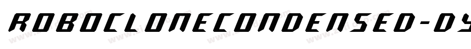 RoboCloneCondensed-dYy7字体转换