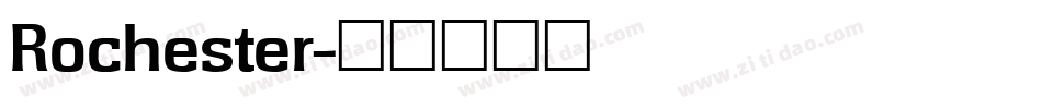 Rochester字体转换
