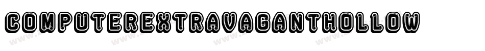 ComputerExtravagantHollow字体转换 ComputerExtravagantHollow字体转换