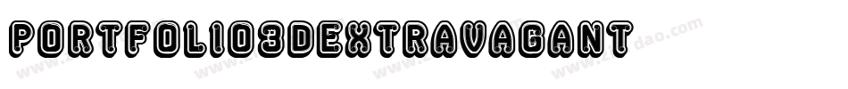 Portfolio3DExtravagant字体转换