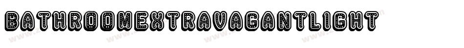 BathroomExtravagantLight字体转换