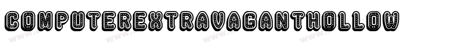ComputerExtravagantHollow字体转换 ComputerExtravagantHollow字体转换