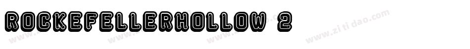 RockefellerHollow-2字体转换