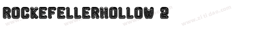 RockefellerHollow-2字体转换