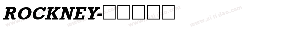 ROCKNEY字体转换