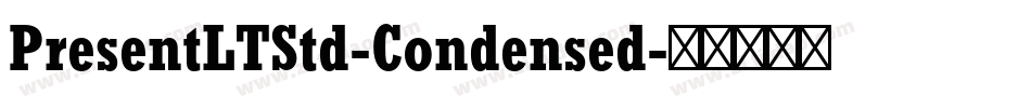 PresentLTStd-Condensed字体转换