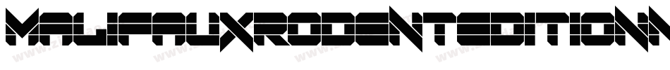 MalifauxRodentEditionNormal-3xV6字体转换 MalifauxRodentEditionNormal-3xV6字体转换