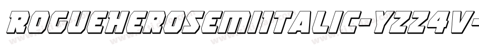 RogueHeroSemiItalic-Yzz4v字体转换