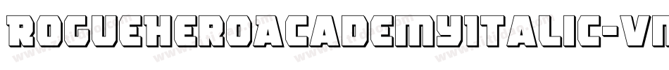 RogueHeroAcademyItalic-vmmwO字体转换