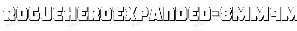 RogueHeroExpanded-8MM9M字体转换
