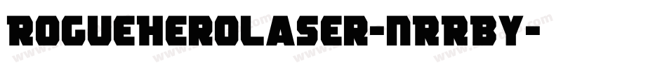 RogueHeroLaser-nRRBY字体转换