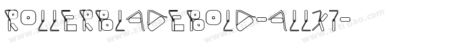RollerBladeBold-ALLX7字体转换