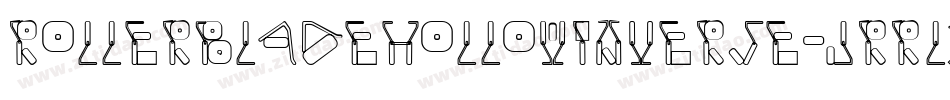 RollerBladeHollowInverse-JRRlx字体转换