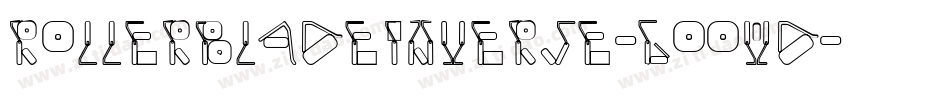 RollerBladeInverse-GOOWD字体转换