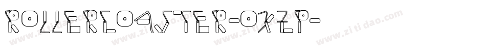 RollerCoaster-OxZP字体转换