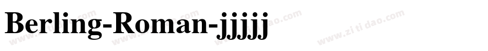 Berling-Roman字体转换